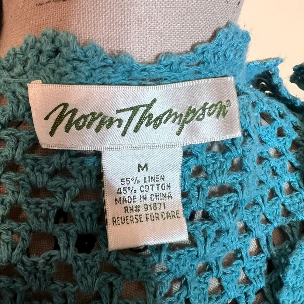 💚Norm Thompson woven cardigan - Picture 6 of 6